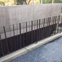 Br&uuml;stungsgel&auml;nder mit Flachstahl-F&uuml;llung